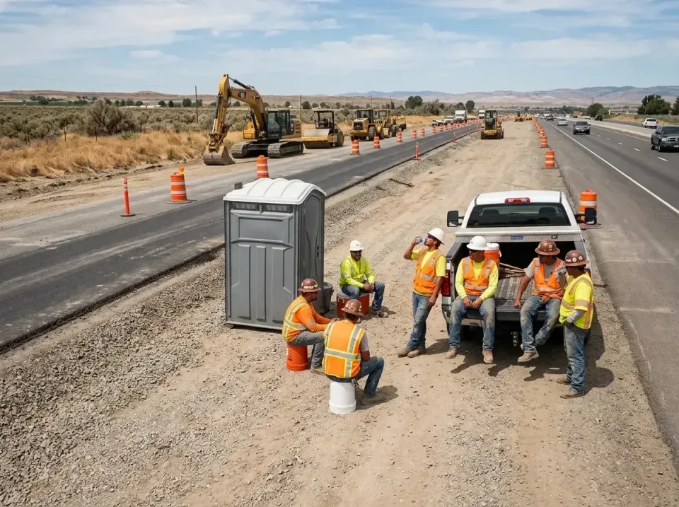 highway-road-construction-crew-007 — frequently asked questions, Porta Potty and Restroom Rentals in Bigfork, MT